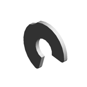 Стопорные кольца с захватом, RETAINING RINGS-E:SILENCER:DIA3