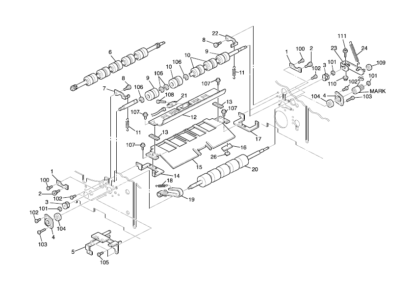 2ND FEED ROLLERS (C228)