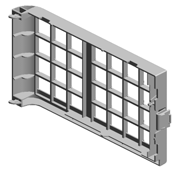 Крышка нижняя для фильтра поглощения запахов малая, CAP:LOUVER:DEODORIZE FILTER:SMALL