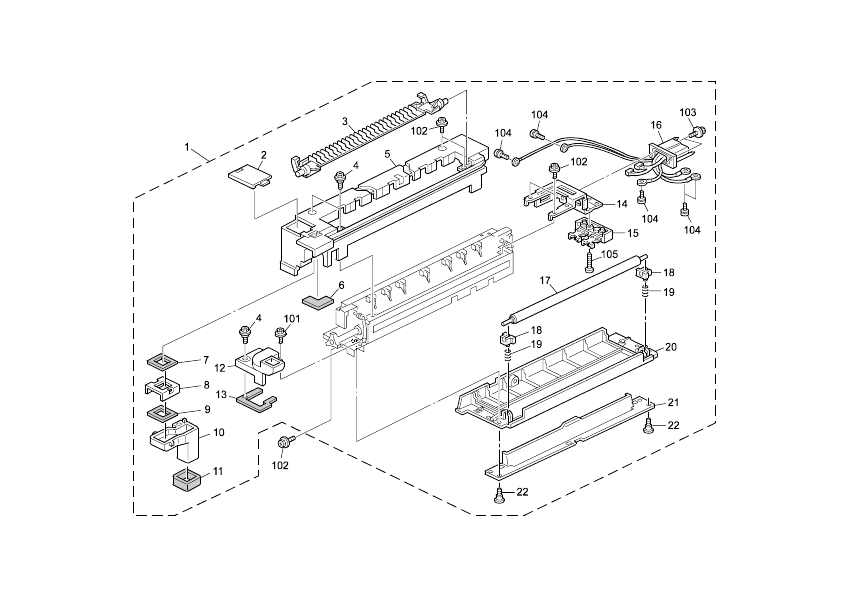 FUSING UNIT 1 (B079/B082)