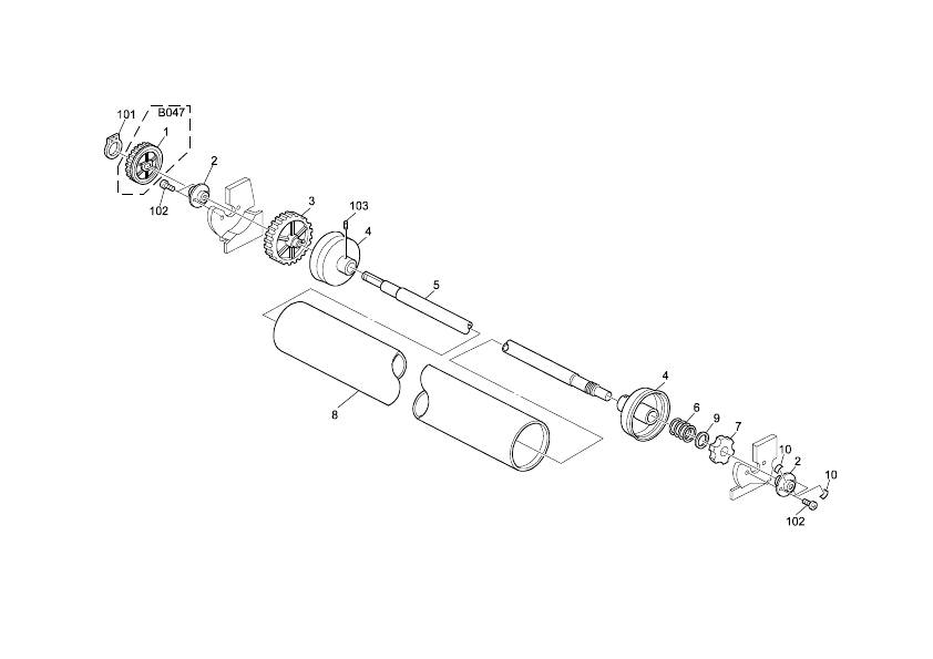 DRUM SECTION (B047/B048/B257/B258)