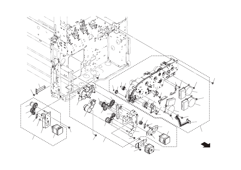 MAIN DRIVE/ PAPER FEED DRIVE SECTION