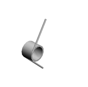 Вертикальная торсионная пружина предохранительного выключателя, TORSION SPRING:SAFETY SWITCH:VERTICAL TRANSPORT