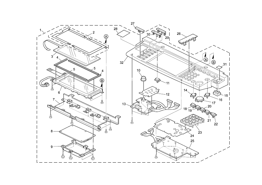 OPERATION PANEL ASS'Y (B079/B082)