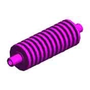 (x2)TRANSPORT ROLLER:DRIVEN