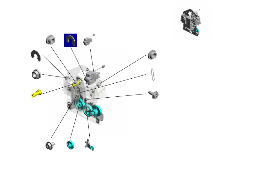 U009_S002 BRACKET:TONER RECYCLING SECTION:MAIN ASS'Y:ASS'Y