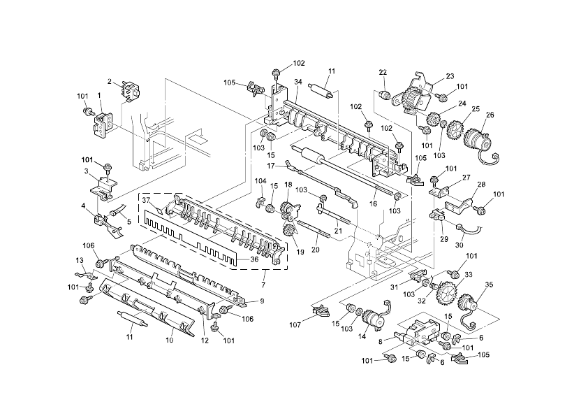 1ST PAPER FEED SECTION (B268/B269)