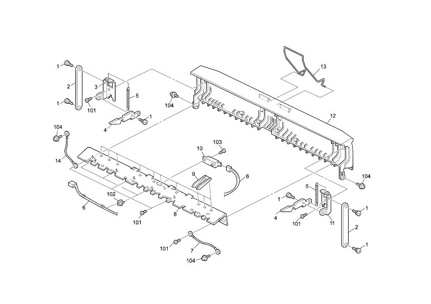 PAPER EXIT SECTION 1 (B047/B257)