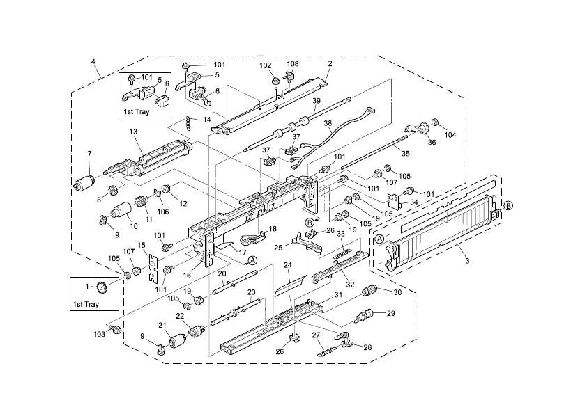 PAPER FEED SECTION (B079/B082)
