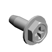 (x6)HEXAGON HEAD TAPPING SCREW:3X8