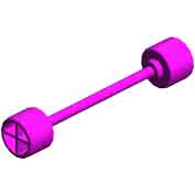 Ведомый ролик, (x2)DRIVEN ROLLER:DIA16