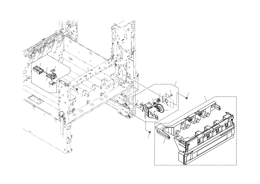 WASTE TONER BOX SECTION