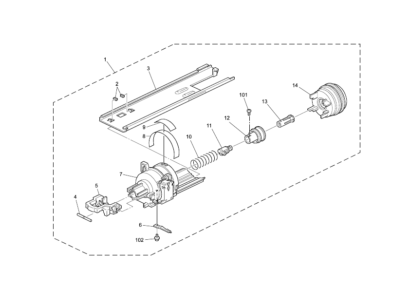 TONER HOPPER UNIT (B079/B082)