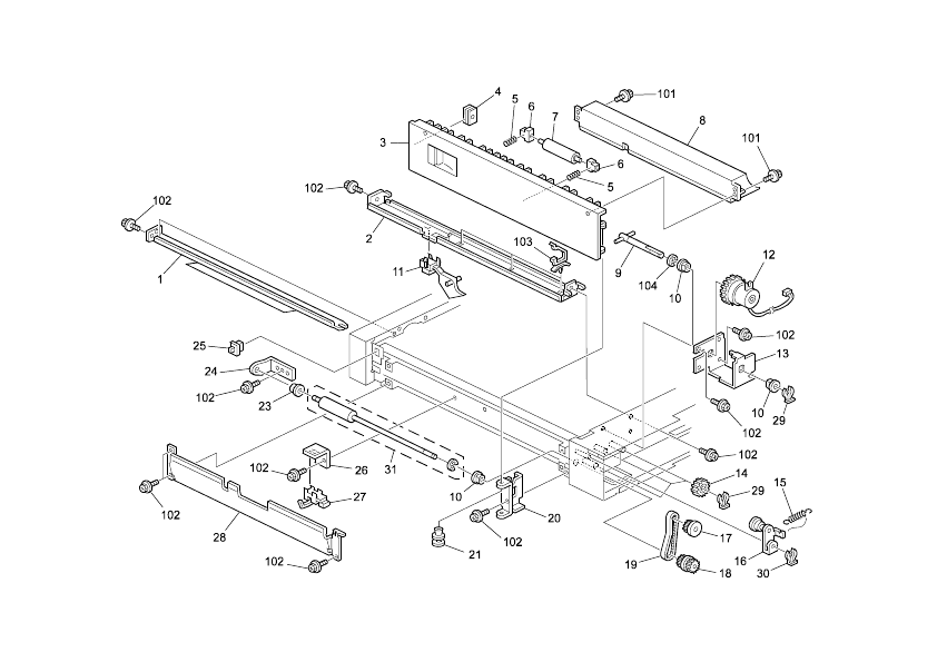 2ND PAPER FEED SECTION (B269/B277)