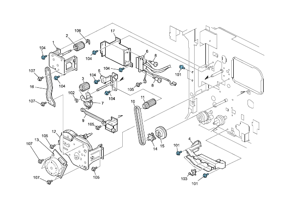 Drive Section 1 (D182/D183/D184)