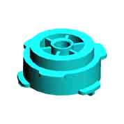 (x2)GEAR:PULLEY:ROLLER:SHIFT