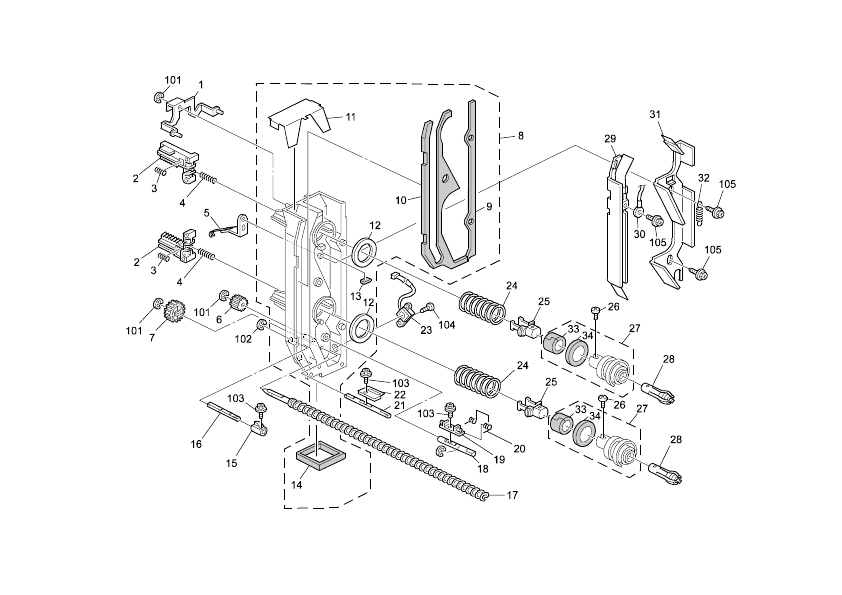 TONER SUPPLY UNIT 2 (B070/B071)