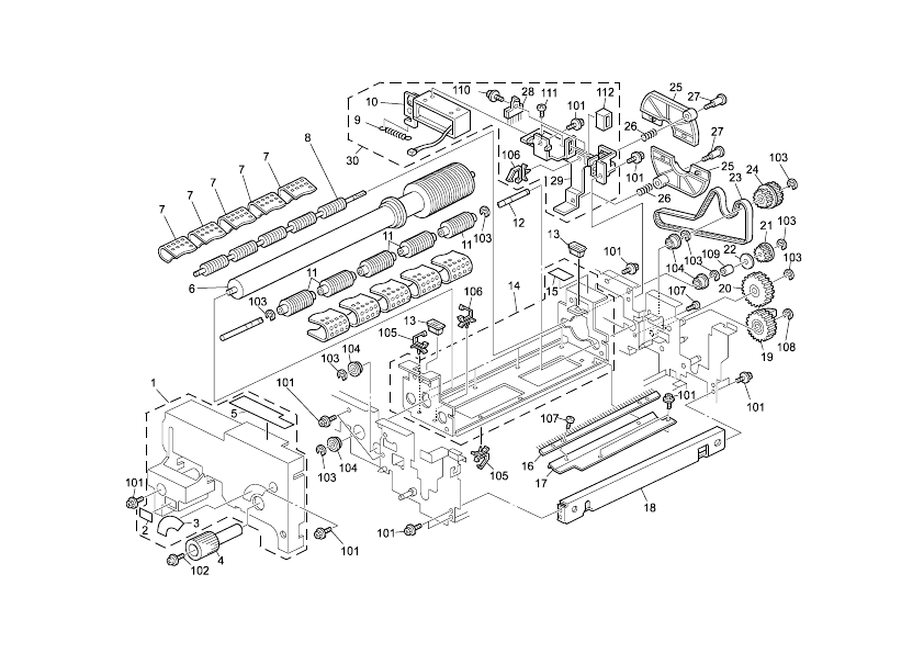 PAPER EXIT SECTION 1 (B070/B071)
