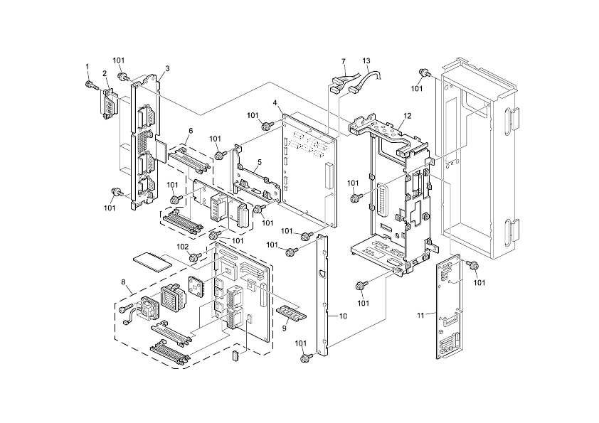 CONTROLLER UNIT 1 (B070/B071)