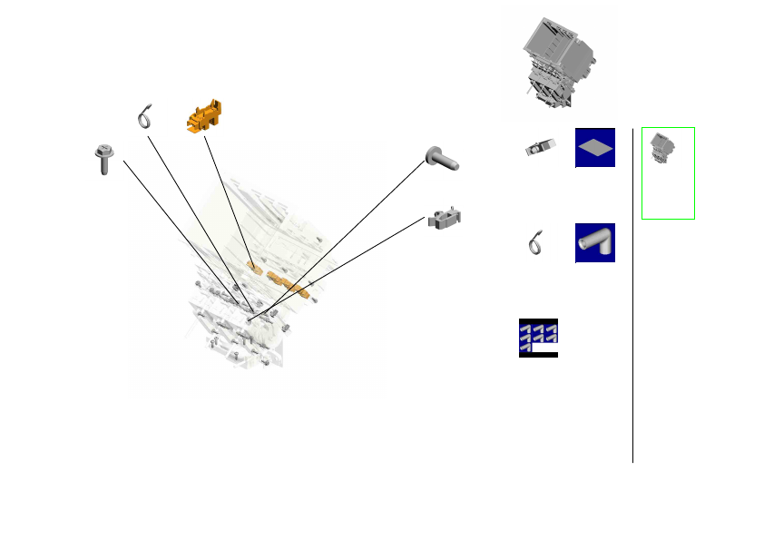 U007_S001 DEVELOPER SUPPLY SECTION:SERVICE PARTS:ASS'Y