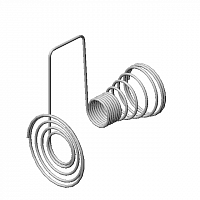 COIL SPRING:EARTH:TRAY BOTTOM PLATE