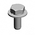 (x30)HEXAGONAL BOLT:W/WASHER:M3X8