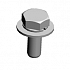 (x2)HEXAGONAL BOLT:W/WASHER:M3X8