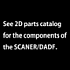 (SP SP C261SFNw/C262SFNw):See 2D parts catalog for the components of the SCANNER/DADF.